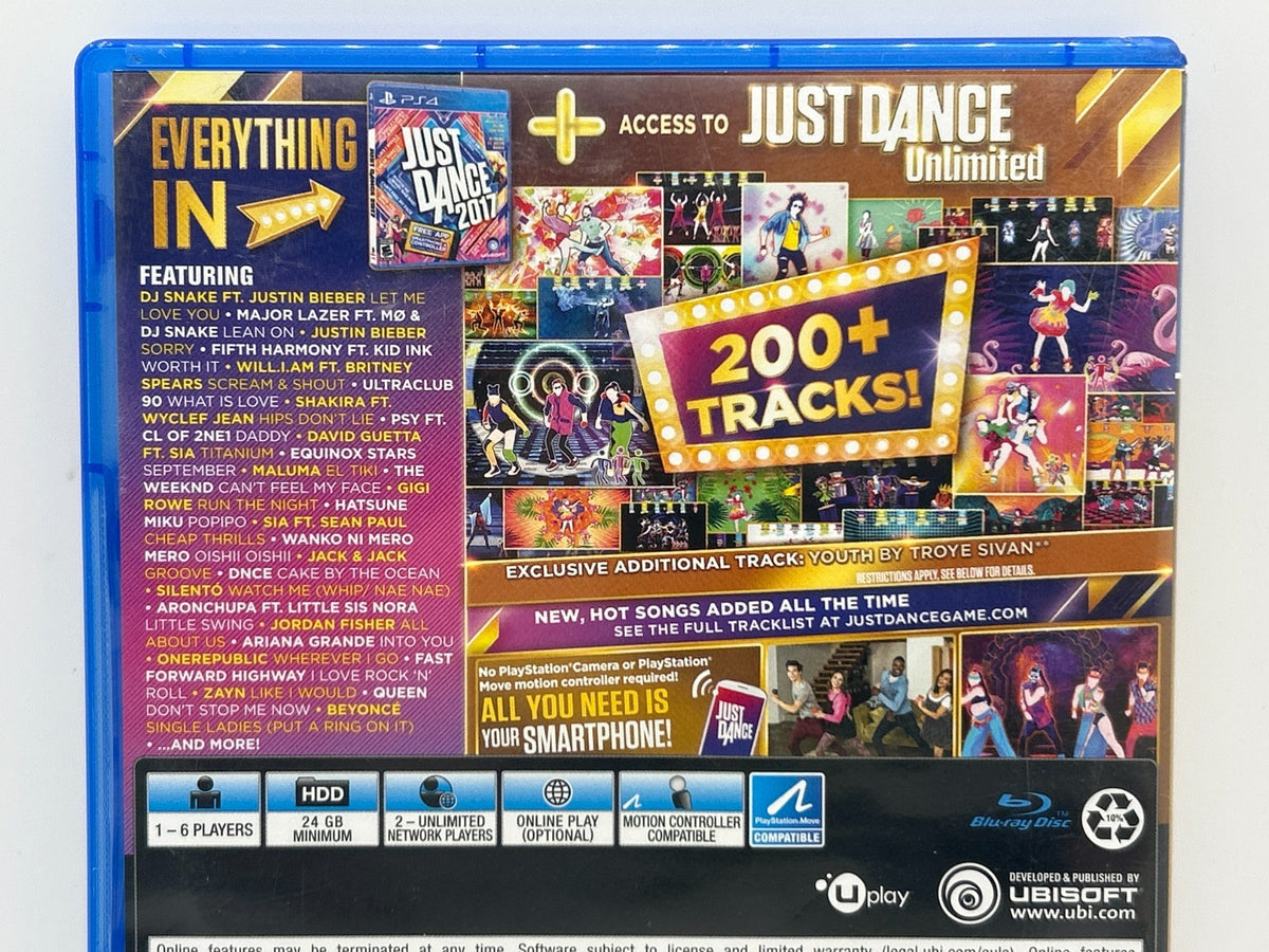 Just Dance 2017 PlayStation 4 PS4 Video Game – Dance Game