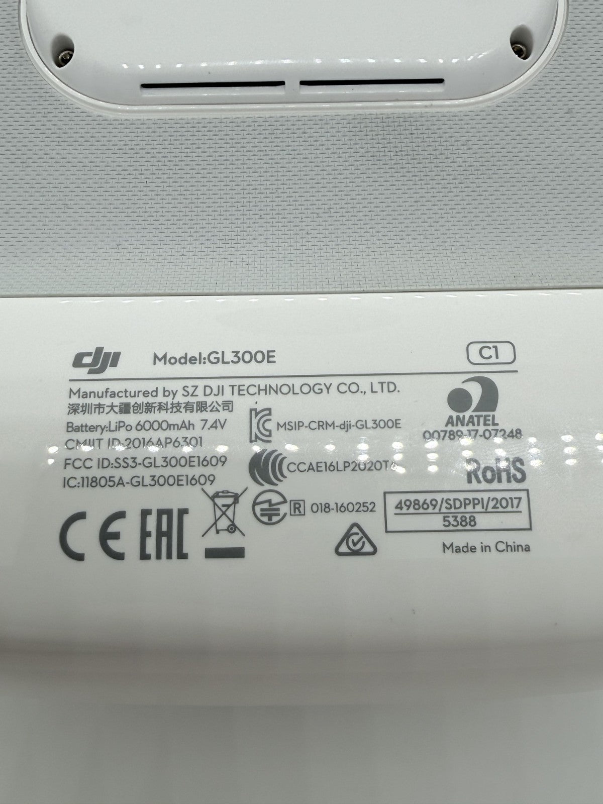 DJI Phantom 4 Pro+ Plus GL300E Remote Controller – No WiFi – For Parts or Repair