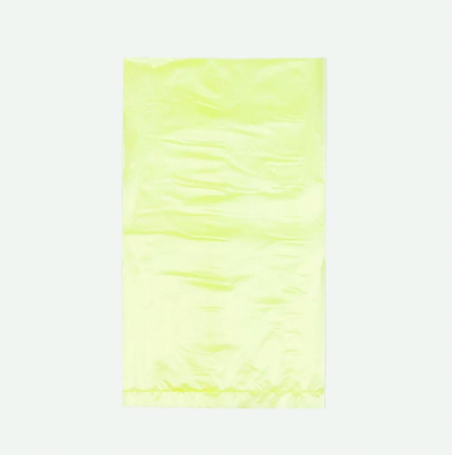 1000x Plastronic C11YE Merchandise Bag - 8 1/2" x 11", 0.6 mil HDPE, Yellow