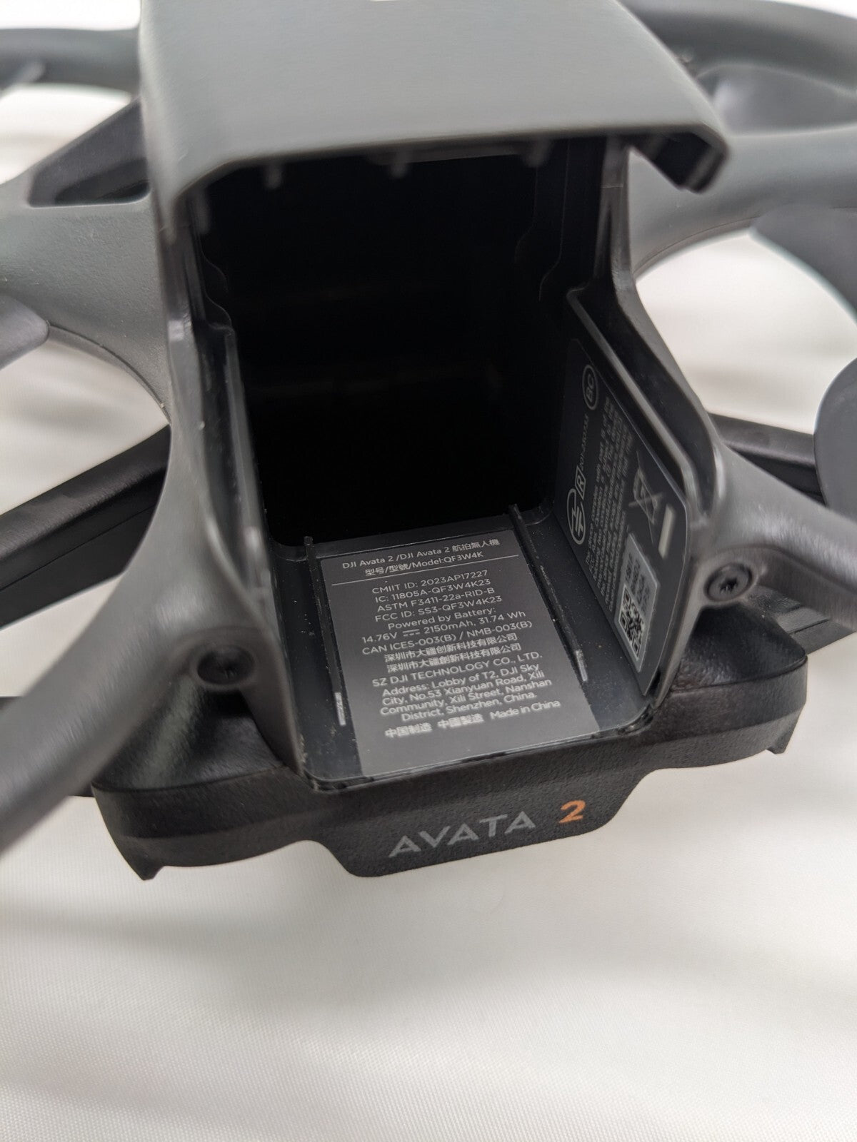 DJI Avata 2 FPV QF3W4K Camera Drone (Drone Only) - Fully tested - Unbound