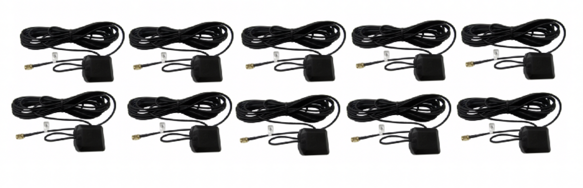 Lot of 10 GPS Antenna SMA Male Plug Active Extension Cable for Navigation Unit