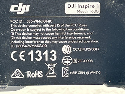 DJI Inspire 1 T600 Drone Only – Video Transmission Error – For Parts