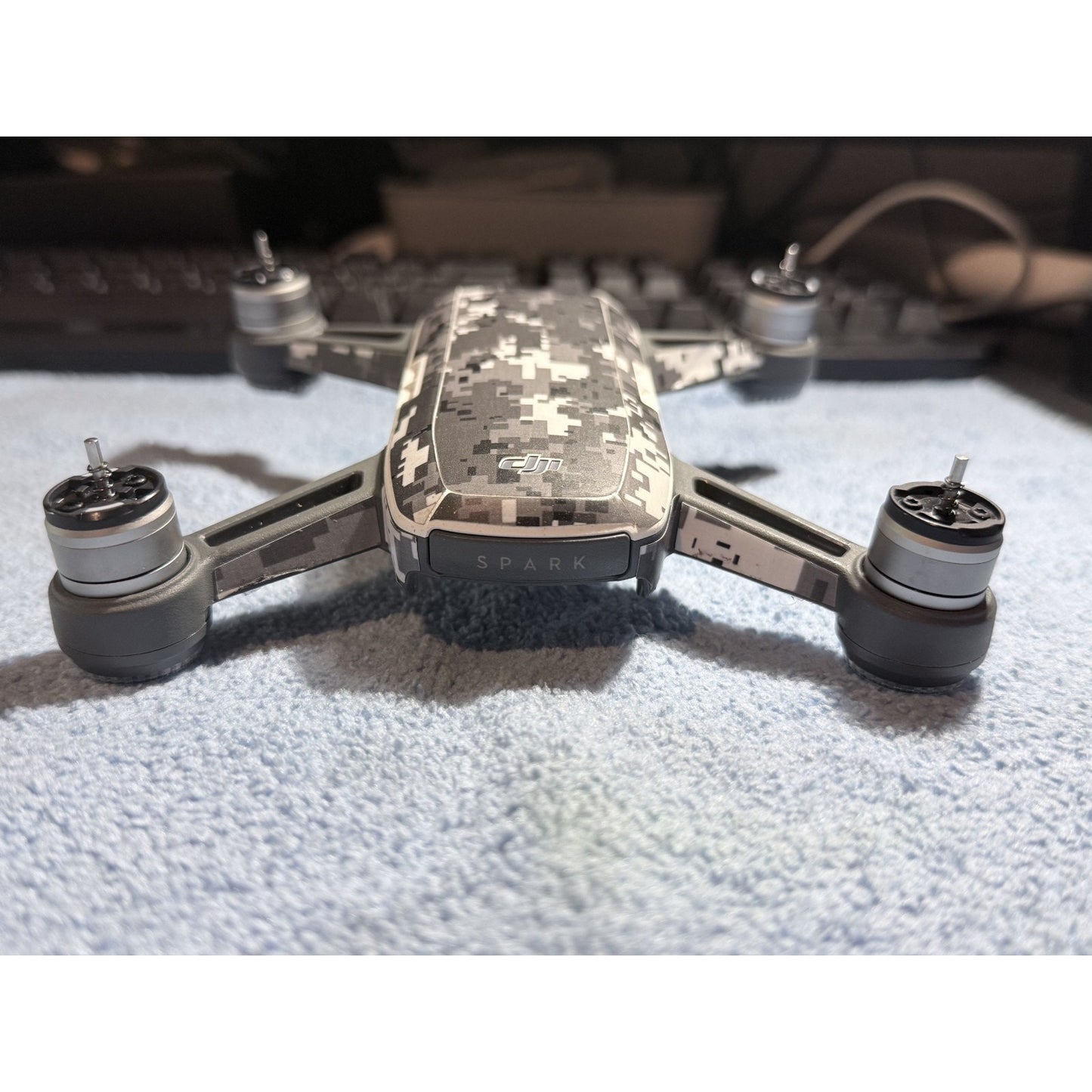 DJI Spark Replacement Drone -Camo Skin w/Stabilized Gimbal Camera –Tested – Used