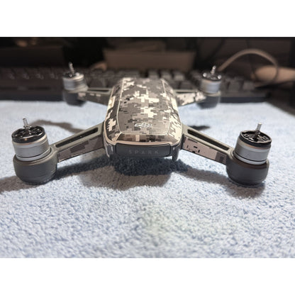 DJI Spark Replacement Drone -Camo Skin w/Stabilized Gimbal Camera –Tested – Used