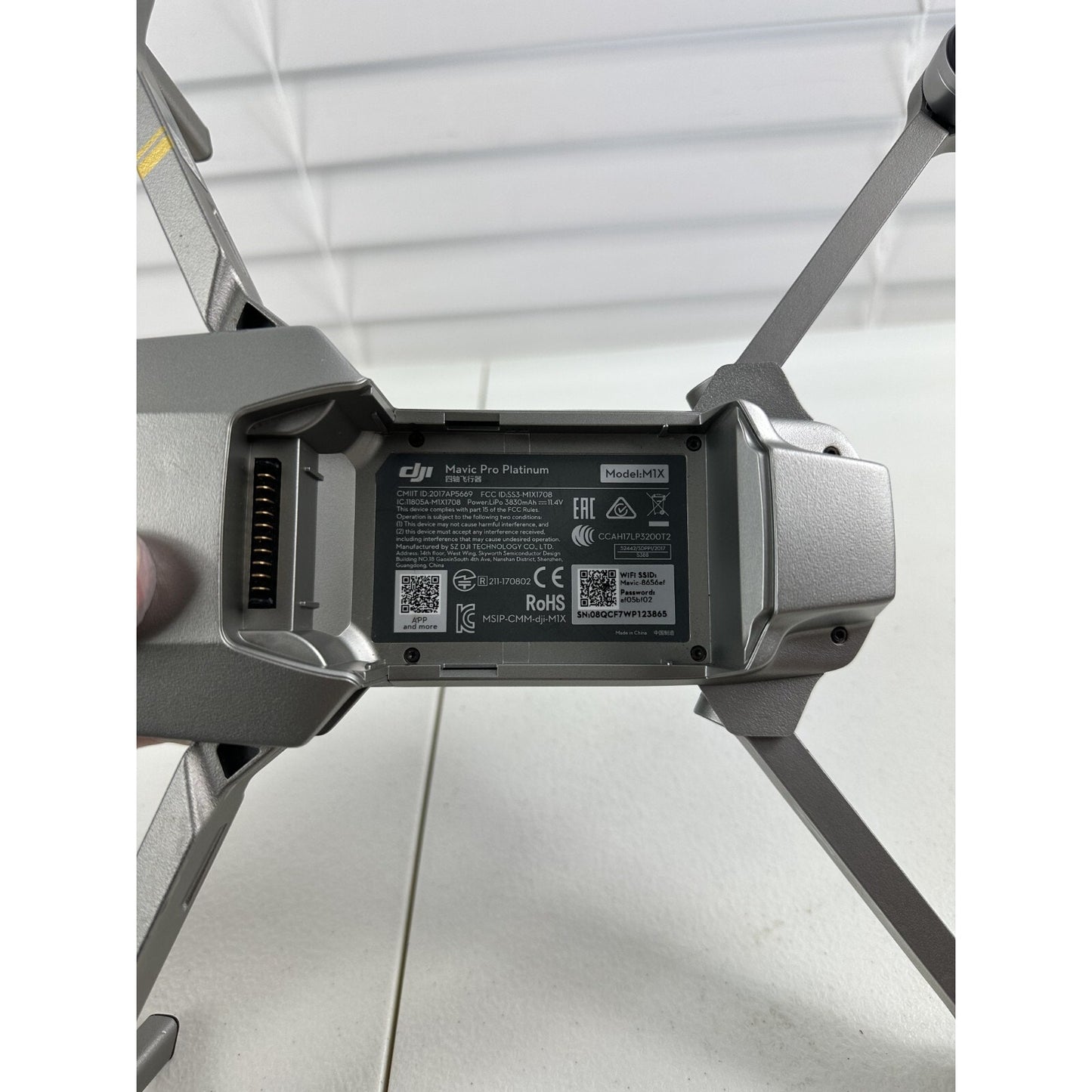 DJI Mavic Platinum Pro (M1X) Replacement Aircraft Body Only - Damaged