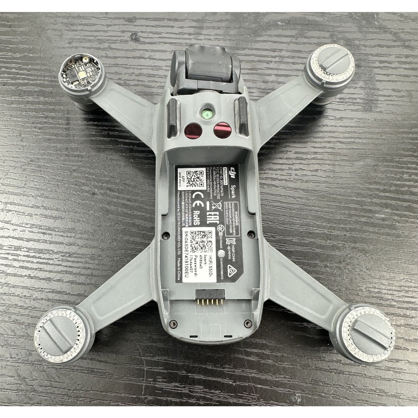DJI Spark Replacement Drone ONLY (White) - Damaged / Missing LED cover