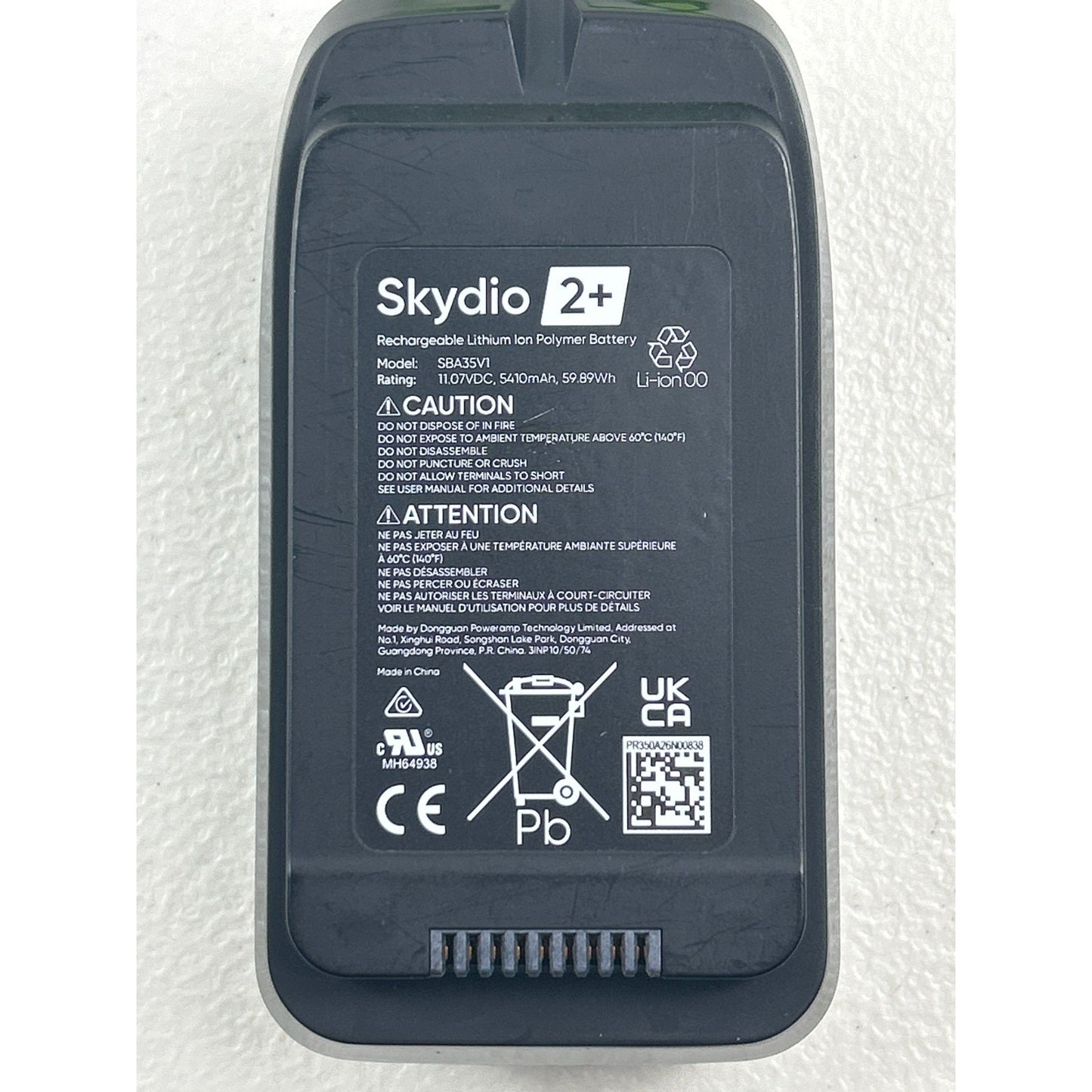Skydio 2 / Skydio 2+ SBA35V1 Upgraded 5410 mAH Flight Battery Tested Working