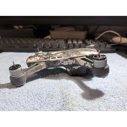 DJI Spark Replacement Drone -Camo Skin w/Stabilized Gimbal Camera –Tested – Used