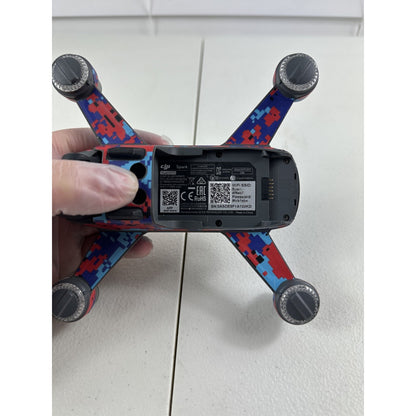 DJI Spark Replacement Drone (Custom Skin) with Stabilized Gimbal Camera Working