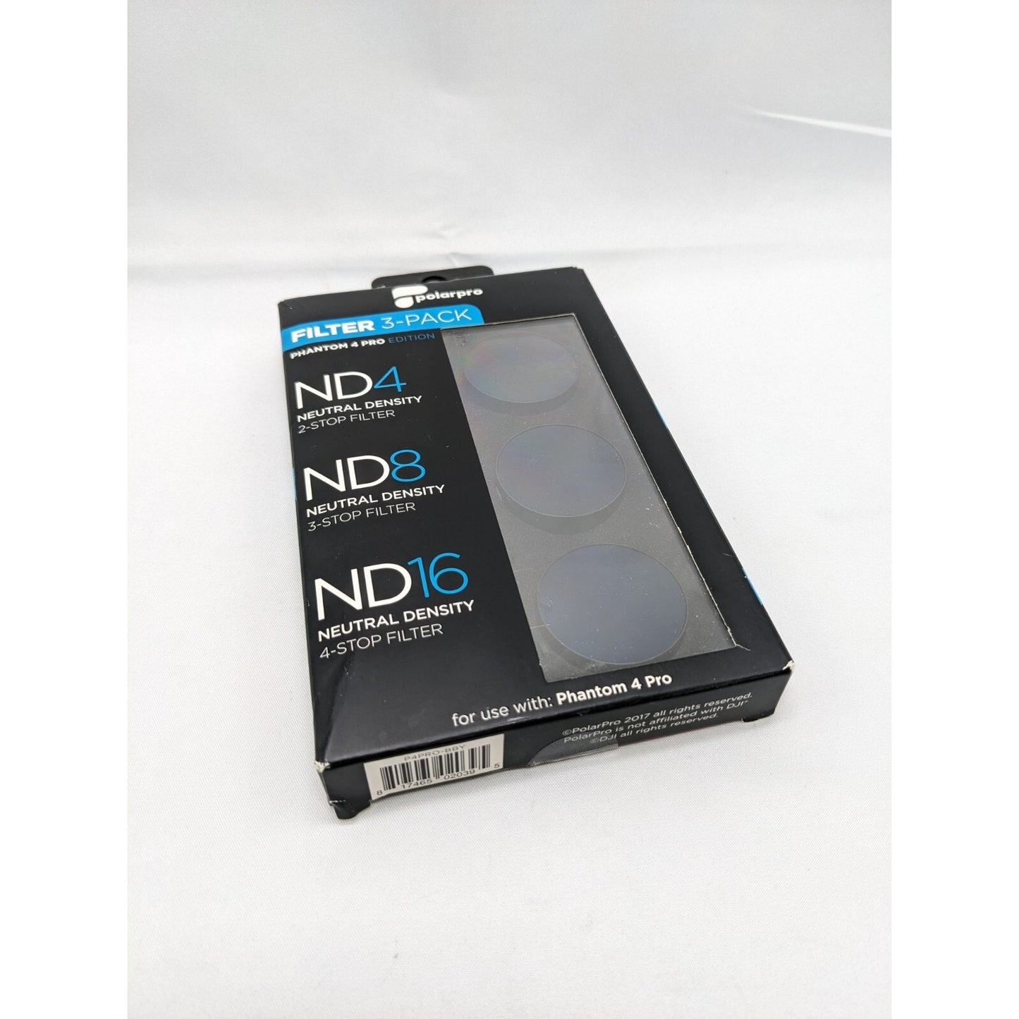 PolarPro - 25.4mm Neutral Density Lens Filters for DJI Phantom 4 Pro and Advance