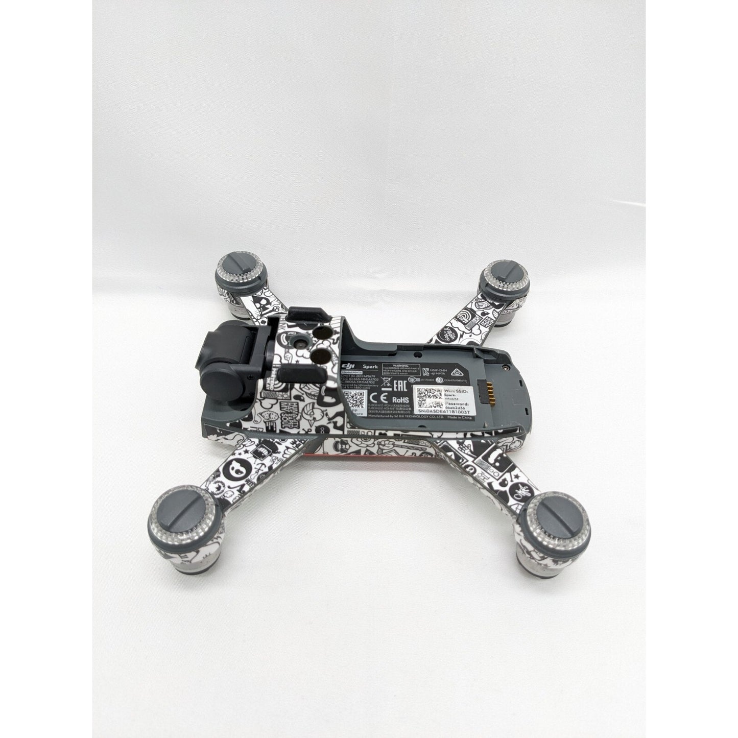 DJI Spark Replacement Drone (Graffiti Skin) Gimbal Camera Tested Working