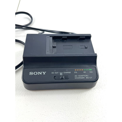 Sony FS5 BC‑U1 Charger/AC Adapter for BP‑U30/BP‑U60/BP‑U90 Camcorder Battery