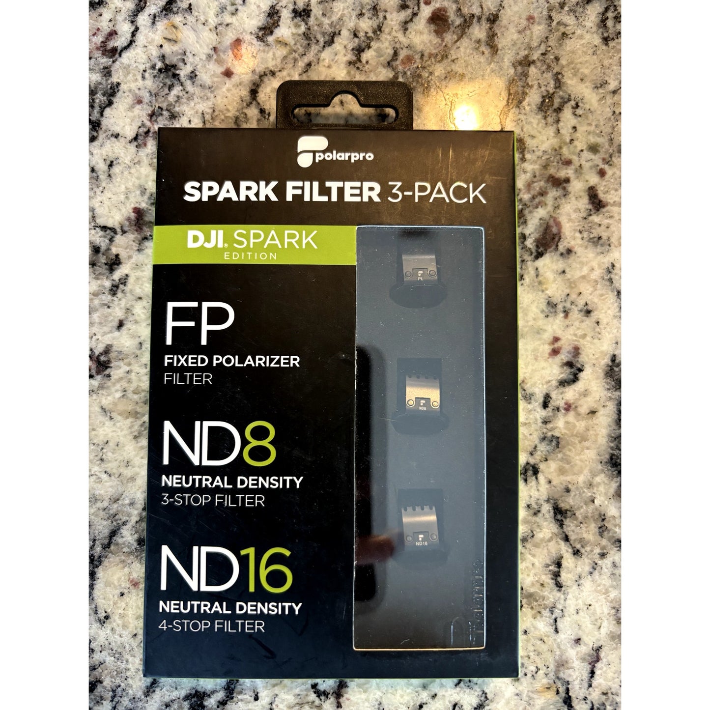 PolarPro SPRK-5001 Polarizer & Neutral Density Lens Filters for DJI Spark 3-Pack